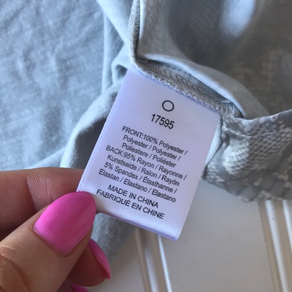 Anthropologie Dolan Pilar pleated top grey mint - Picture 5 of 8